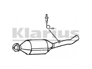 KLARIUS 311777 katalizatoriaus keitiklis 
 Išmetimo sistema -> Katalizatoriaus keitiklis
1152098