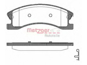 METZGER 0973.02 stabdžių trinkelių rinkinys, diskinis stabdys 
 Techninės priežiūros dalys -> Papildomas remontas
05093183AA, 05093260AA, 5093183AA