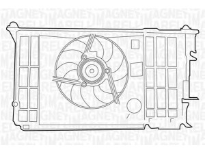 MAGNETI MARELLI 069422379010 ventiliatorius, radiatoriaus 
 Aušinimo sistema -> Oro aušinimas
1308.H2