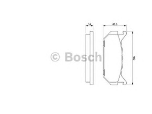 BOSCH 0 986 424 266 stabdžių trinkelių rinkinys, diskinis stabdys 
 Techninės priežiūros dalys -> Papildomas remontas
3868298, 3898005, F42Z 2200 A, G5Y5 26 43Z