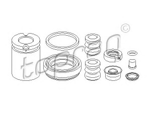 TOPRAN 111 689 remonto komplektas, stabdžių apkaba 
 Stabdžių sistema -> Stabdžių matuoklis -> Stabdžių matuoklio montavimas
443 698 423S, 535 698 423S, 443 698 423S
