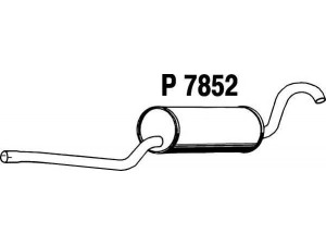 FENNO P7852 vidurinis duslintuvas 
 Išmetimo sistema -> Duslintuvas
3514719
