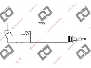 DJ PARTS DS1430GS amortizatorius 
 Pakaba -> Amortizatorius
7700793838