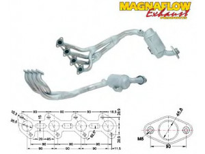 MAGNAFLOW 85032 katalizatoriaus keitiklis 
 Išmetimo sistema -> Katalizatoriaus keitiklis
1684900719, 1684901019