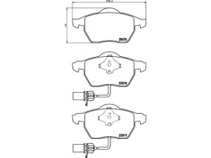 HELLA PAGID 8DB 355 010-731 stabdžių trinkelių rinkinys, diskinis stabdys 
 Techninės priežiūros dalys -> Papildomas remontas
4B0698151AB, 4B0698151E, 4B0698151J