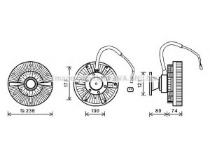 AVA QUALITY COOLING SCC029 sankaba, radiatoriaus ventiliatorius 
 Aušinimo sistema -> Radiatoriaus ventiliatorius
1453967, 1453967N, 1471155, 1520308