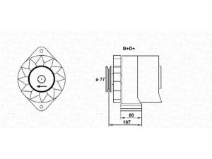 MAGNETI MARELLI 943357556010 kintamosios srovės generatorius
249587, 1702083, 305710100011, 605710100090
