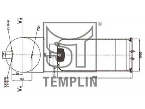 ST-TEMPLIN 04.060.6106.811 dėklas, pneumatinė pakaba
5001 832 067