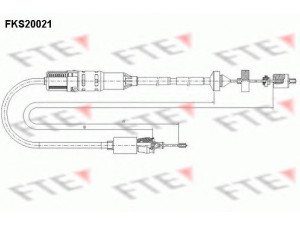 FTE FKS20021 sankabos trosas 
 Sankaba/dalys -> Sankabos valdymas -> Sankabos trosas
77 00 432 383