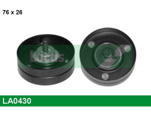 LUCAS ENGINE DRIVE LA0430 kreipiantysis skriemulys, V formos rumbuotas diržas 
 Diržinė pavara -> V formos rumbuotas diržas/komplektas -> Laisvasis/kreipiamasis skriemulys
9143643