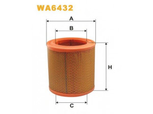 WIX FILTERS WA6432 oro filtras 
 Techninės priežiūros dalys -> Techninės priežiūros intervalai
9900913017, PC1013
