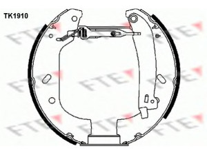FTE TK1910 stabdžių trinkelių komplektas 
 Techninės priežiūros dalys -> Papildomas remontas
42415Z, 42416J, 42418F
