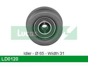 LUCAS ENGINE DRIVE LD0120 įtempiklio skriemulys, paskirstymo diržas
