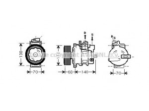 AVA QUALITY COOLING AIK269 kompresorius, oro kondicionierius 
 Oro kondicionavimas -> Kompresorius/dalys
8E0260805AF