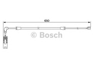 BOSCH 1 987 474 960 įspėjimo kontaktas, stabdžių trinkelių susidėvėjimas 
 Stabdžių sistema -> Susidėvėjimo indikatorius, stabdžių trinkelės
34 35 6 751 311