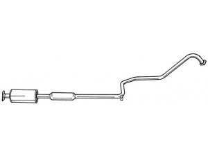 AKS DASIS SG38406 vidurinis duslintuvas