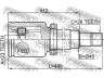 FEBEST 2111-CB320ATRH jungtis, kardaninis velenas
1552939