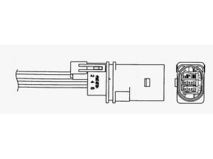 NGK 90532 lambda jutiklis 
 Variklis -> Variklio elektra
55 21 49 16, 68070 689 AA, 68070 689 AA