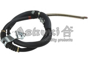 ASHUKI HRK12873 trosas, stovėjimo stabdys 
 Stabdžių sistema -> Valdymo svirtys/trosai
59770-M1100