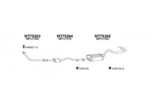 VENEPORTE 750003 išmetimo sistema