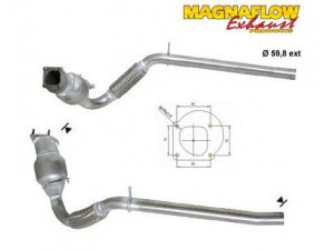 MAGNAFLOW 72519D katalizatoriaus keitiklis 
 Išmetimo sistema -> Katalizatoriaus keitiklis
4490560