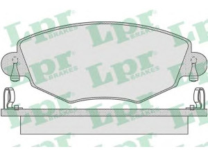 LPR 05P865 stabdžių trinkelių rinkinys, diskinis stabdys 
 Techninės priežiūros dalys -> Papildomas remontas
1121894, 1126718, 1204843, 1250688