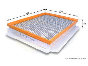 COMLINE EAF552 oro filtras 
 Filtrai -> Oro filtras
5834040, 5834279, 93183389, 93192882