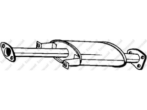 BOSAL 177-941 vidurinis duslintuvas 
 Išmetimo sistema -> Duslintuvas
MB 548491, MB 577277