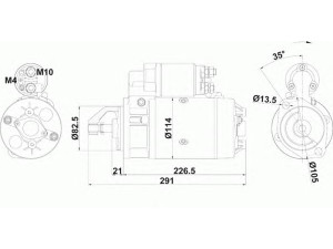 DELCO REMY 19024292 starteris