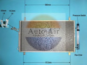 AUTO AIR GLOUCESTER 16-1088 kondensatorius, oro kondicionierius 
 Oro kondicionavimas -> Kondensatorius
92100CD000