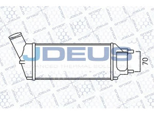 JDEUS 821M40 tarpinis suslėgto oro aušintuvas, kompresorius 
 Variklis -> Oro tiekimas -> Įkrovos agregatas (turbo/superįkrova) -> Tarpinis suslėgto oro aušintuvas
0384N2, 0384P3