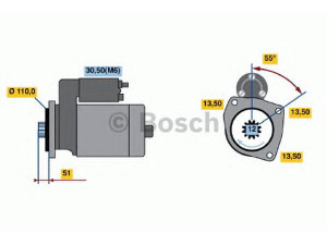 BOSCH 0 986 021 490 starteris 
 Elektros įranga -> Starterio sistema -> Starteris
1604246, 1667205, 1688720, 1739936