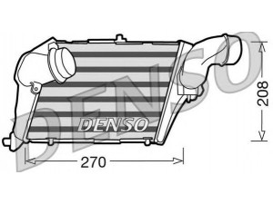 DENSO DIT02012 tarpinis suslėgto oro aušintuvas, kompresorius 
 Variklis -> Oro tiekimas -> Įkrovos agregatas (turbo/superįkrova) -> Tarpinis suslėgto oro aušintuvas
4E0145805D