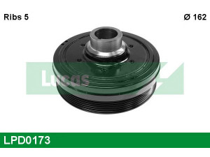 LUCAS ENGINE DRIVE LPD0173 skriemulys, alkūninis velenas 
 Diržinė pavara -> Dirželio skriemulys
2730300103, 80000937