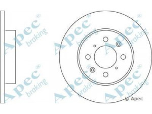 APEC braking DSK741 stabdžių diskas 
 Dviratė transporto priemonės -> Stabdžių sistema -> Stabdžių diskai / priedai
GBD90841, SDB000440, SDB100500