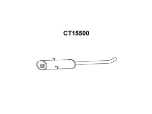 VENEPORTE CT15500 priekinis duslintuvas
1717E4, 1717E5, 1717F5, 1717F6