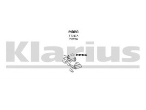 KLARIUS 330128E išmetimo sistema 
 Išmetimo sistema -> Išmetimo sistema, visa