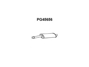 VENEPORTE PG45656 priekinis duslintuvas 
 Išmetimo sistema -> Duslintuvas
171795, 173120