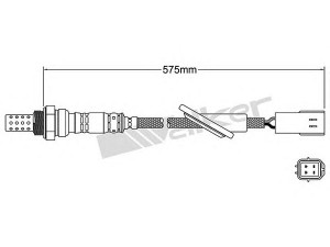 WALKER PRODUCTS 250-24111 lambda jutiklis 
 Išmetimo sistema -> Jutiklis/zondas
BP6M 18 86ZA