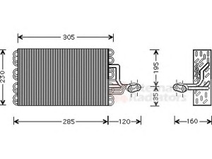 VAN WEZEL 5800V186 garintuvas, oro kondicionierius 
 Oro kondicionavimas -> Garintuvas
701820023B, 701820103, 701820103A