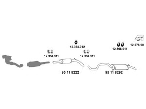 EBERSPÄCHER 12_214 išmetimo sistema 
 Išmetimo sistema -> Išmetimo sistema, visa