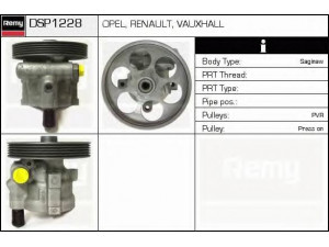 DELCO REMY DSP1228 hidraulinis siurblys, vairo sistema 
 Vairavimas -> Vairo pavara/siurblys
