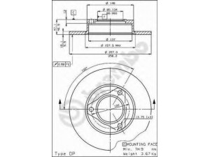 BRECO BS 7031 stabdžių diskas 
 Stabdžių sistema -> Diskinis stabdys -> Stabdžių diskas
424648, 424676, 4246G8