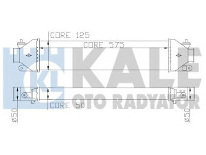 KALE OTO RADYATÖR 346400 tarpinis suslėgto oro aušintuvas, kompresorius 
 Variklis -> Oro tiekimas -> Įkrovos agregatas (turbo/superįkrova) -> Tarpinis suslėgto oro aušintuvas
1302225, 51783791, 51833106, 51833975