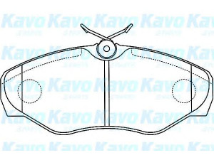 KAVO PARTS BP-6601 stabdžių trinkelių rinkinys, diskinis stabdys 
 Techninės priežiūros dalys -> Papildomas remontas
4106000QAE