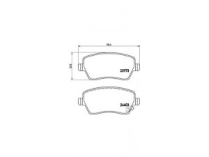 BREMBO P 59 050 stabdžių trinkelių rinkinys, diskinis stabdys 
 Techninės priežiūros dalys -> Papildomas remontas
4308239, 4708239, 4711040, 93196814