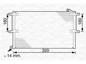 MAGNETI MARELLI 350203236000 kondensatorius, oro kondicionierius 
 Oro kondicionavimas -> Kondensatorius
6K0820413B