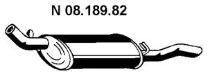 EBERSPÄCHER 08.189.82 galinis duslintuvas 
 Išmetimo sistema -> Duslintuvas
8 52 287, 8 52 882, 8 52 965