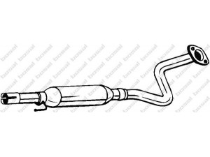 BOSAL 284-577 vidurinis duslintuvas 
 Išmetimo sistema -> Duslintuvas