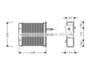 AVA QUALITY COOLING FTA6150 šilumokaitis, salono šildymas 
 Šildymas / vėdinimas -> Šilumokaitis
46721212, 46722095, 46721212, 46722095